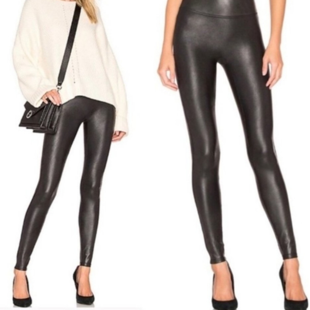SPANX Faux Leather Leggings